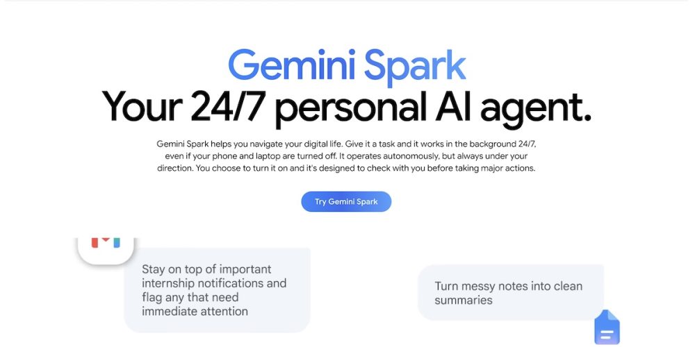 Gemini Spark : l’agent IA personnel de Google déployé dans 160 pays hors Europe